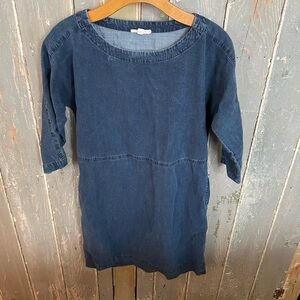 Eileen Fisher Casual Blue Denim Dress